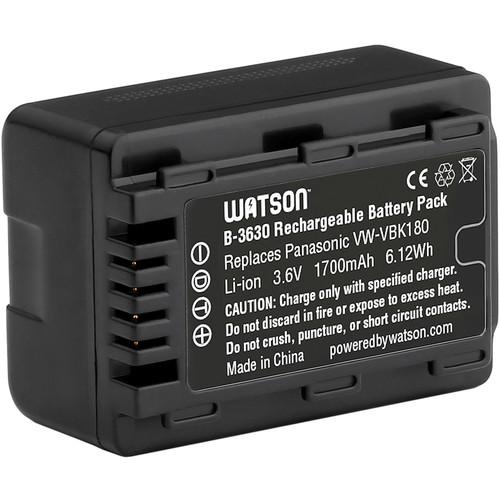 Watson VW-VBK180 Lithium-Ion Battery Pack (3.6V, 1700mAh) B-3630