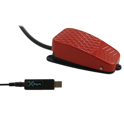 X-keys USB 3 Switch Interface with Red XK-1307-CFRD-BU