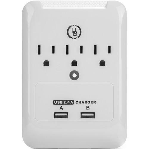 Yubi Power V-Socket Wall Charging Station with 3 VSOCK-3OUT, Yubi, Power, V-Socket, Wall, Charging, Station, with, 3, VSOCK-3OUT,
