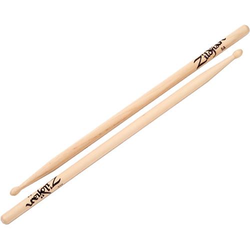 Zildjian 5A Hickory Drumsticks with Oval Wood Tips 5AWN-1