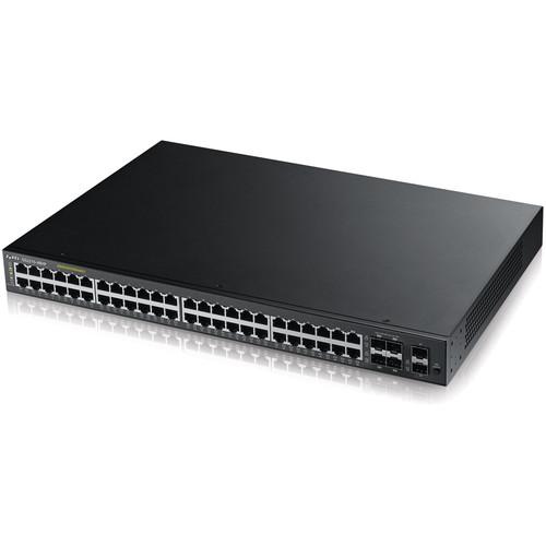 ZyXEL GS2210 Series 48-Port GbE Layer 2 PoE Switcher GS2210-48HP, ZyXEL, GS2210, Series, 48-Port, GbE, Layer, 2, PoE, Switcher, GS2210-48HP