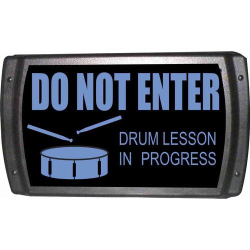 American Recorder OAS-2007-BL DRUM LESSON Sign OAS-2007-BL