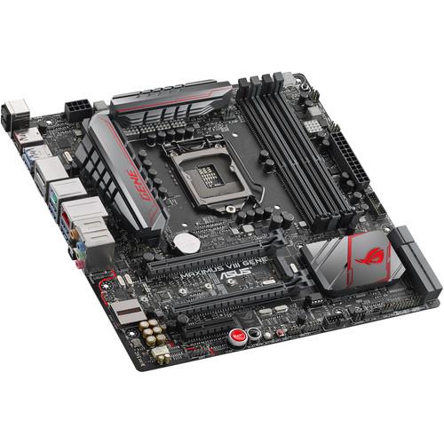 ASUS Maximus VIII Gene Micro ATX Motherboard MAXIMUS VIII GENE, ASUS, Maximus, VIII, Gene, Micro, ATX, Motherboard, MAXIMUS, VIII, GENE