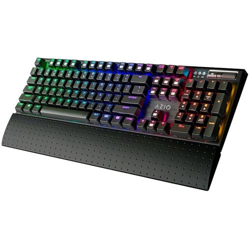 AZIO MGK1-RGB Mechanical Gaming Keyboard MGK1-RGB-BLU