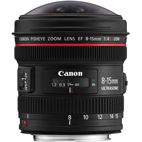 Canon  EF 8-15mm f/4L Fisheye USM Lens