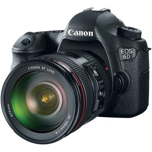 Canon EOS 6D DSLR Camera with 24-105mm f/4L Lens