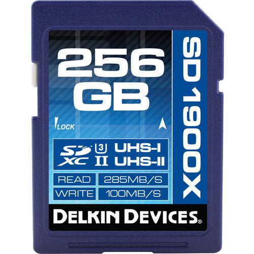 Delkin Devices 256GB UHS-II SDXC Memory Card (U3) DDSD19002H