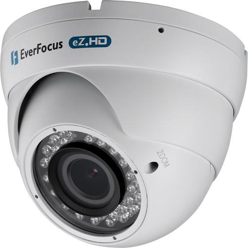 EverFocus 720p Analog HD Indoor/Outdoor IR Ball Camera EBD935W, EverFocus, 720p, Analog, HD, Indoor/Outdoor, IR, Ball, Camera, EBD935W