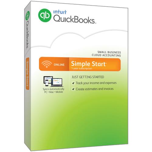 Intuit QuickBooks Online 2016 Simple Start Software 426499