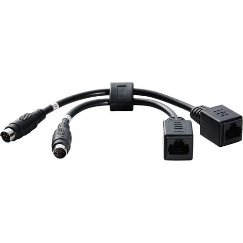 Lumens Dual In/Out RJ45 to 8-Pin Mini DIN Male Cable VC-AC07