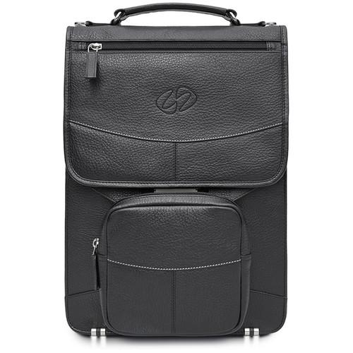 MacCase Premium Leather Brief Case for Laptops up LVB-BK-BP-PH