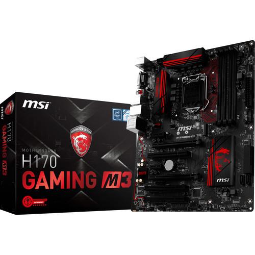 MSI H170 GAMING M3 ATX Motherboard H170 GAMING M3, MSI, H170, GAMING, M3, ATX, Motherboard, H170, GAMING, M3,