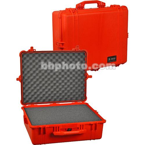 Pelican 1600 Case with Foam and Black Divider Set Orange, Pelican, 1600, Case, with, Foam, Black, Divider, Set, Orange,