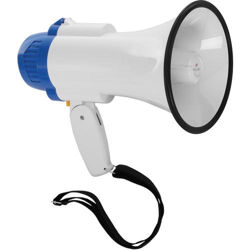 Polsen MP-10 10W Megaphone and Siren with D-Size Battery Kit