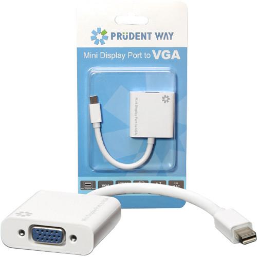 Prudent Way Mini-DisplayPort to VGA Adapter PWI-MD-VGA