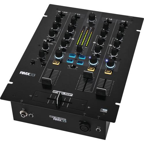 Reloop RMX-33i - 3 1 DJ Mixer with Digital FX and Smart RMX-33I