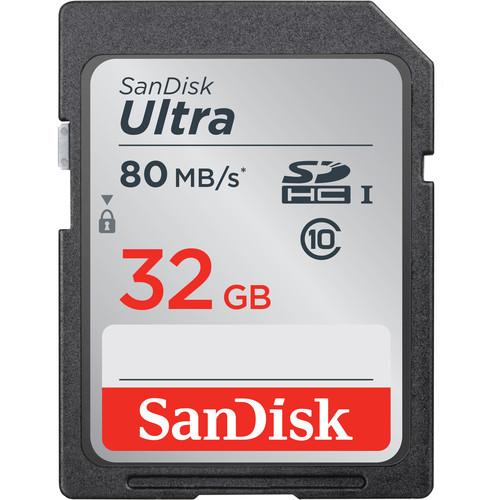 SanDisk 32GB Ultra UHS-I SDHC Memory Card SDSDUNC-032G-GN6IN