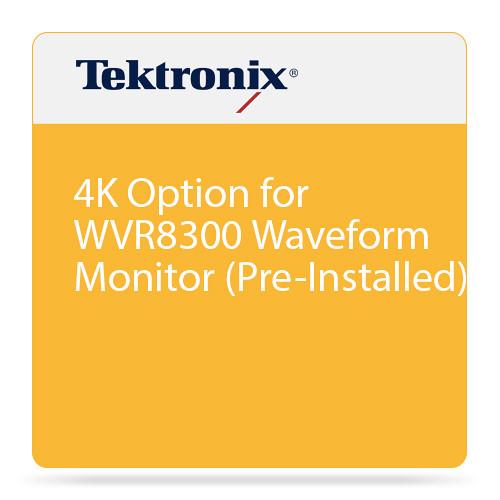 Tektronix 4K Option for WVR8300 Waveform Monitor WVR83004K