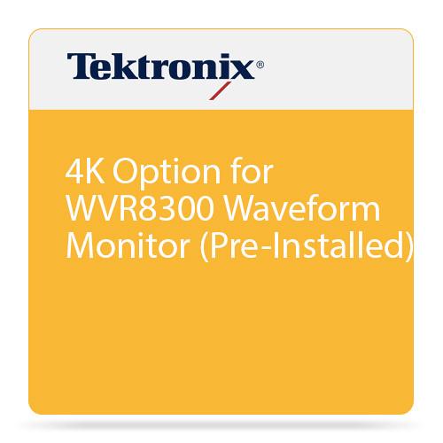 Tektronix 4K Option for WVR8300 Waveform Monitor WVR83004K, Tektronix, 4K, Option, WVR8300, Waveform, Monitor, WVR83004K,