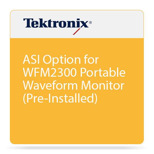Tektronix ASI Option for WFM2300 Portable Waveform WFM2300ASI