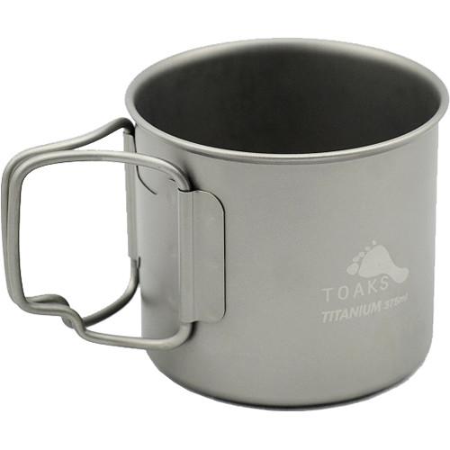 Toaks Outdoor Titanium 375mL Cup (12.7 oz) CUP-375, Toaks, Outdoor, Titanium, 375mL, Cup, 12.7, oz, CUP-375,
