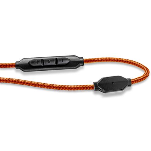 V-MODA 3-Button SpeakEasy Cable with Microphone VC-3SZ-ORANGE