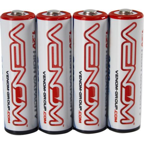 Venom Group 2400mAh AA NiMH Rechargeable Batteries (4-Pack) 1521