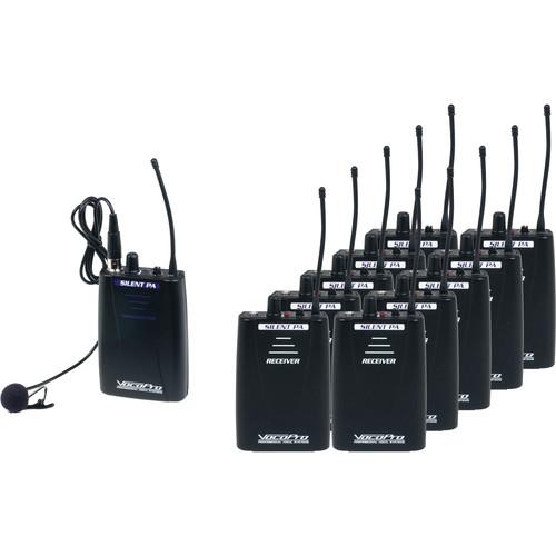 VocoPro SilentPA 16-Channel UHF Wireless Audio SILENTPA-TOUR10