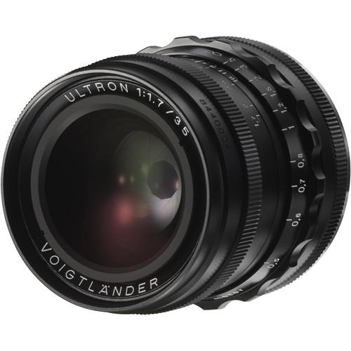 Voigtlander VM 35mm f/1.7 Ultron Aspherical Lens (Black) BA327B, Voigtlander, VM, 35mm, f/1.7, Ultron, Aspherical, Lens, Black, BA327B