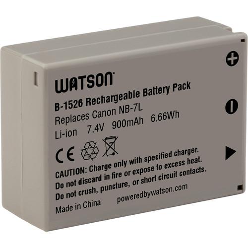 Watson NB-7L Lithium-Ion Battery Pack (7.4V, 900mAh) B-1526, Watson, NB-7L, Lithium-Ion, Battery, Pack, 7.4V, 900mAh, B-1526,
