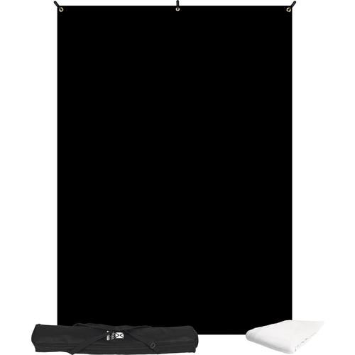 Westcott X-Drop Two Backdrop Bundle (Black/White, 5x7') 577K-KB