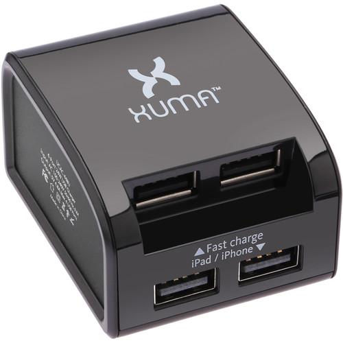 Xuma 4-Port USB Wall Charger with North American and UCAC-448U