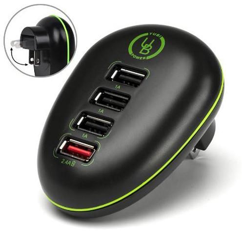 Yubi Power Universal Quad-Port USB Travel and Wall EG-USA