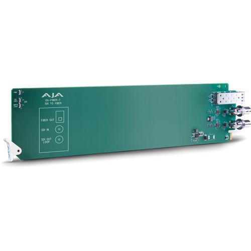 AJA openGear 1-Channel SDI to Fiber Converter OG-FIBER-T, AJA, openGear, 1-Channel, SDI, to, Fiber, Converter, OG-FIBER-T,