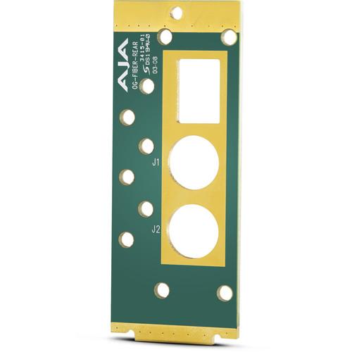 AJA openGear Rear Mounting Board for Fiber Modules OG-FIBER-REAR