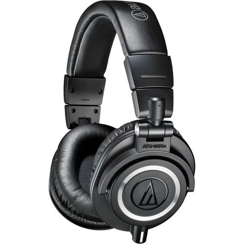 Audio-Technica ATH-M50x Monitor Headphones Kit with Apogee