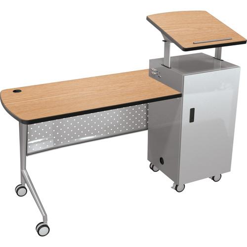 Balt  Trend Podium Desk (Castle Oak) 58229-7928