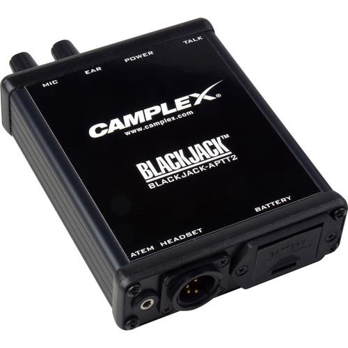 Camplex Push-to-Talk Belt-Clip Active Headset BLACKJACK-APTT2