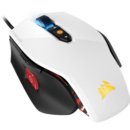 Corsair Gaming M65 RGB Laser Gaming Mouse (White) CH-9000110-NA, Corsair, Gaming, M65, RGB, Laser, Gaming, Mouse, White, CH-9000110-NA