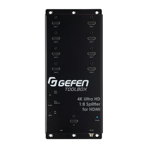 Gefen Ultra HD 4K 1:8 HDMI Splitter GTB-HD4K2K-148C-BLK