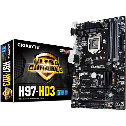 Gigabyte H97 LGA 1150 Micro-ATX Motherboard GA-H97-HD3, Gigabyte, H97, LGA, 1150, Micro-ATX, Motherboard, GA-H97-HD3,