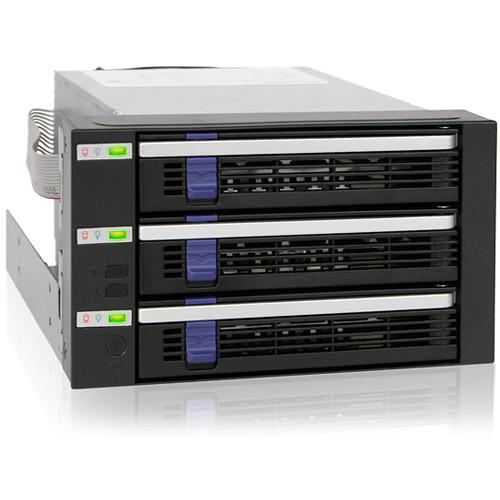 Icy Dock FatCage 3-Bay EZ-Tray Backplane Cage MB153SP-B