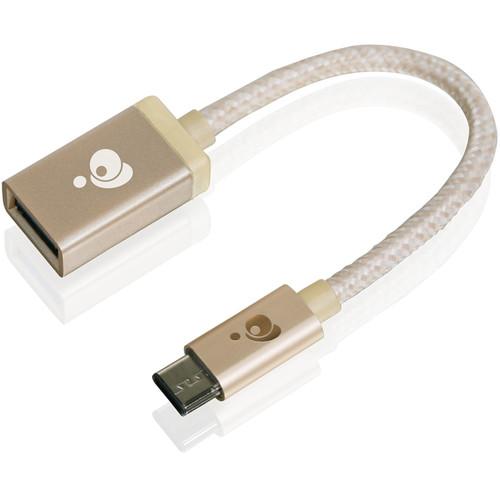 IOGEAR Charge & Sync USB-C to Type-A Adapter G2LU3CAF10-GLD