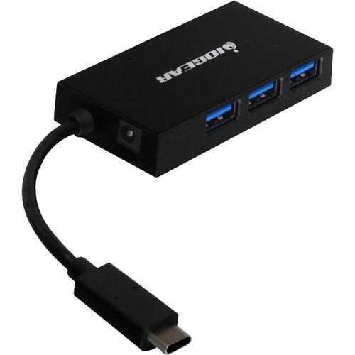 IOGEAR HUB-C  USB-C to 4-Port USB-A Hub with Power GUH3C24P