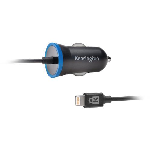 Kensington PowerBolt 2.4 Lightning Car Charger (Black) K38028WW, Kensington, PowerBolt, 2.4, Lightning, Car, Charger, Black, K38028WW