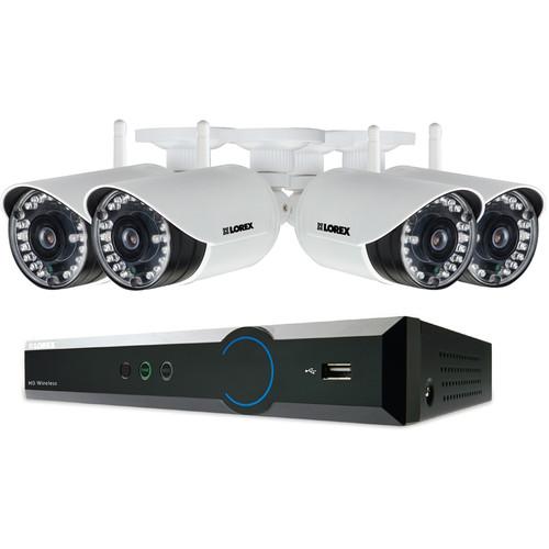 Lorex by FLIR 4-Channel 720p DVR with 1TB HDD and 4 LH04141TC4W