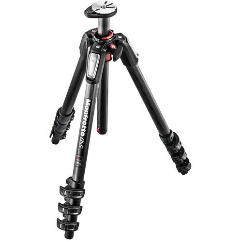 Manfrotto MT055CXPRO4 Carbon Fiber Tripod with XPRO Geared