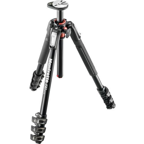 Manfrotto MT190XPRO4 Aluminum Tripod with XPRO Geared 3-Way