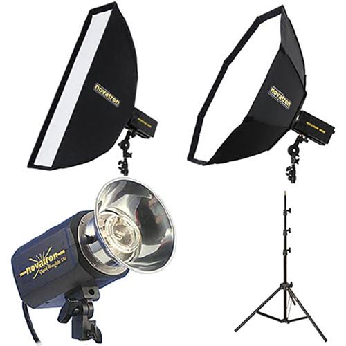 Novatron M150 2-Monolight Kit with 2 Soft Boxes N2638KIT