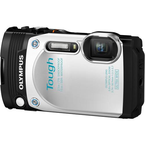 Olympus Stylus Tough TG-870 Digital Camera (White TG-870)